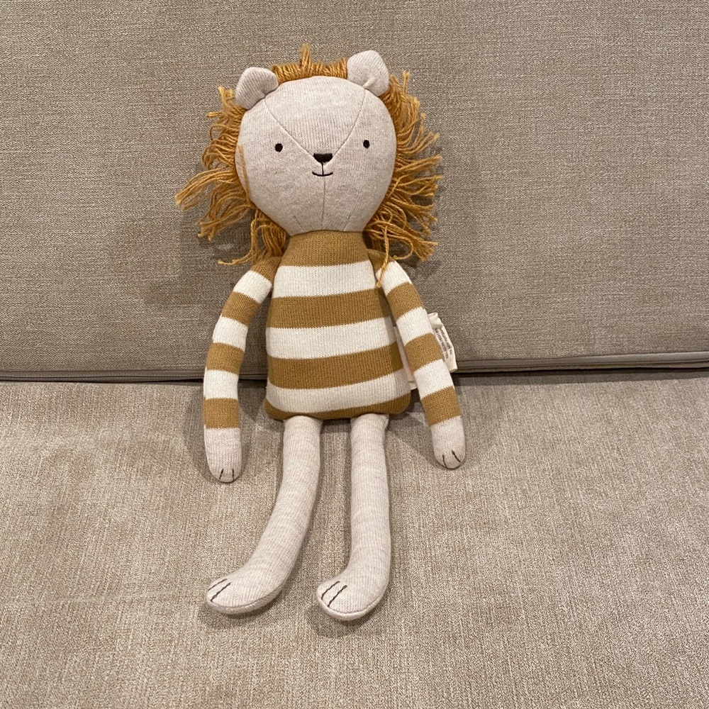 Meri Meri Angus small lion plush stuffed doll toy